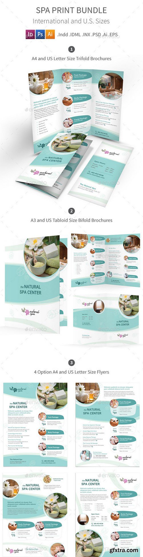 GraphicRiver - Spa Print Bundle 11648719