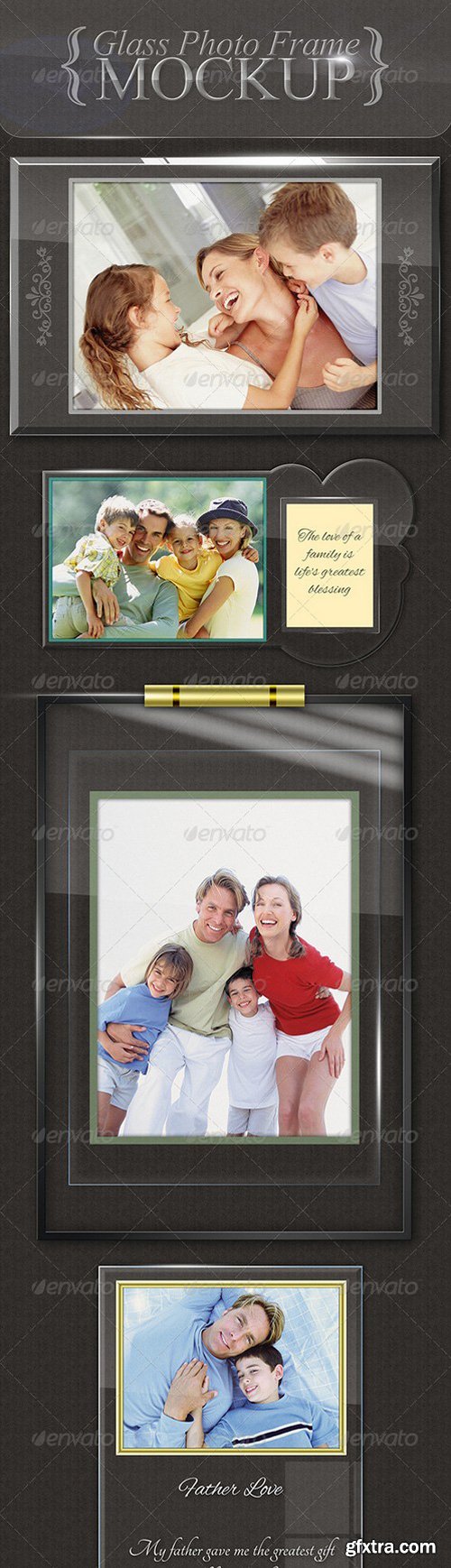 GraphicRiver - Glass Photo Frames - Mockup 5840826