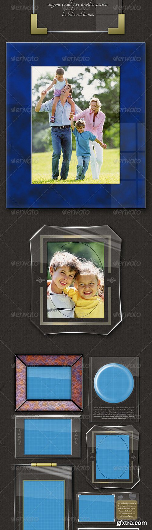 GraphicRiver - Glass Photo Frames - Mockup 5840826