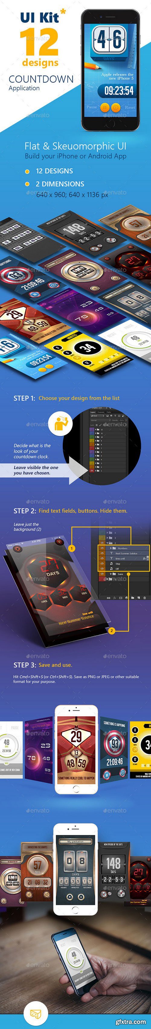 GraphicRiver - Countdown App UI 10108492