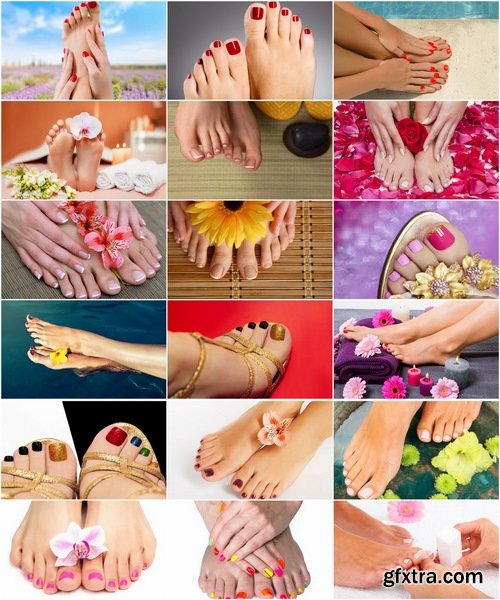 Collection of luxury women\'s latest pedicure foot spa treatment  25 HQ Jpeg