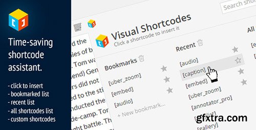 CodeCanyon - Visual Shortcodes v1.0 for WordPress - 9956107