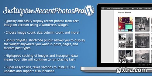 CodeCanyon - Instagram Recent Photos Widget Pro v1.1.4 for WordPress - 4664986