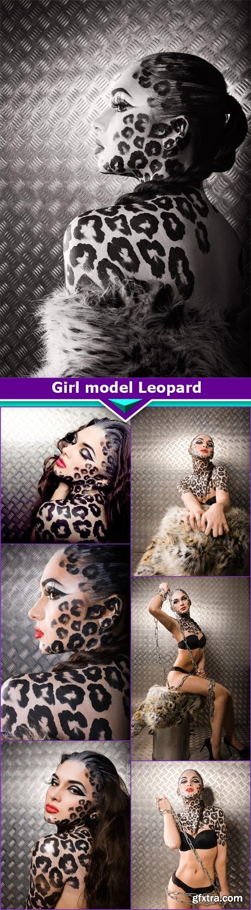 Girl model Leopard 7x JPEG