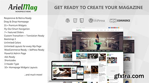 Mojo-Themes - ArielMag v1.1.3 - Responsive WordPress Magazine Theme