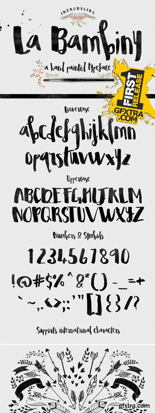 CM - La Bambiny Typeface 299778