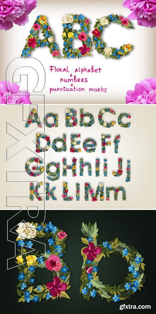 CM 299912 - Very Floral Alphabet