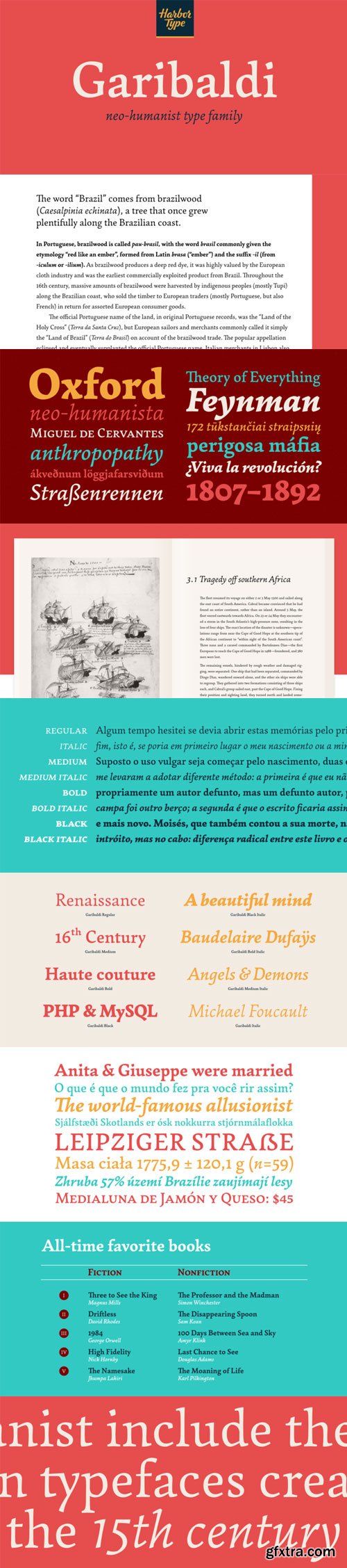 Garibaldi - A Text Typeface Based on Humanist Calligraphy NEW! 8xOTF $200