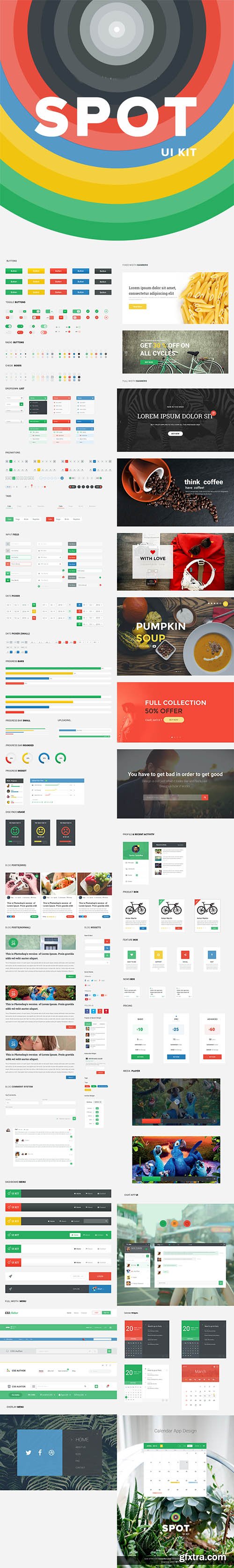 PSD Web Design - Spot UI Kit