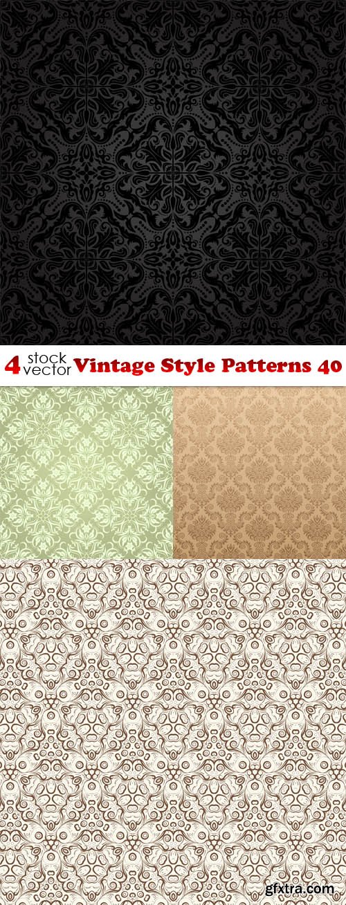 Vectors - Vintage Style Patterns 40