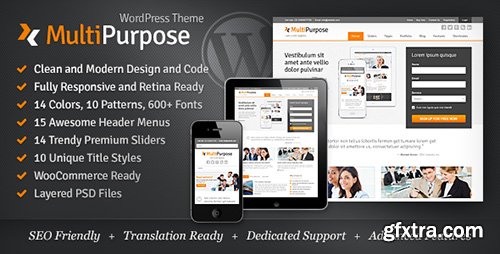 ThemeForest - MultiPurpose v1.5.4 - Responsive WordPress Theme - 9219359