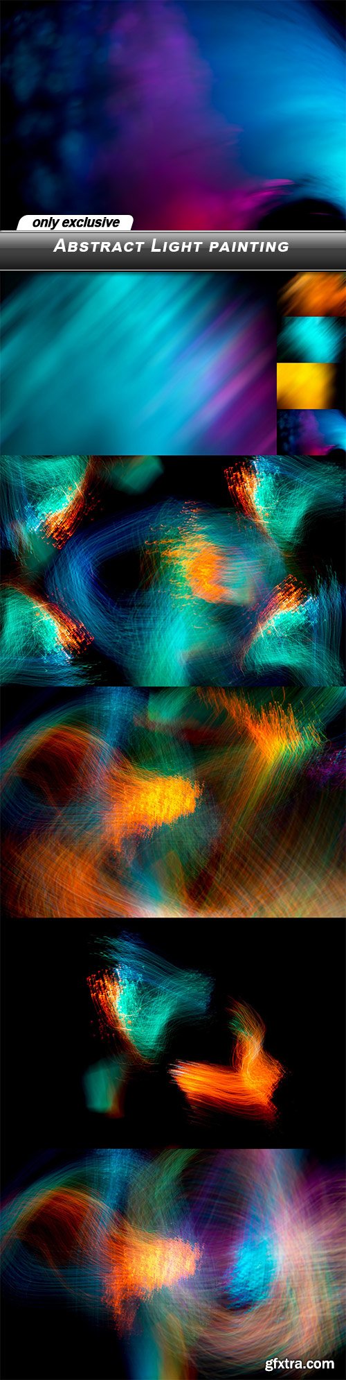 Abstract Light painting - 9 UHQ JPEG