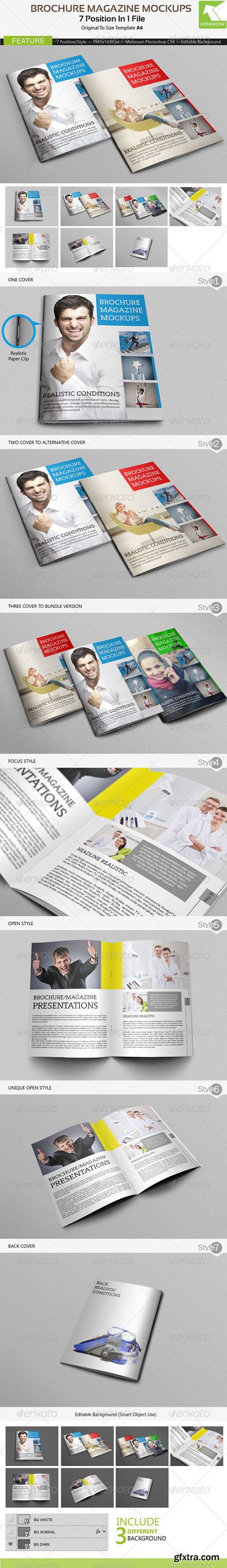 GraphicRiver - Brochure Mock-Ups 4562355