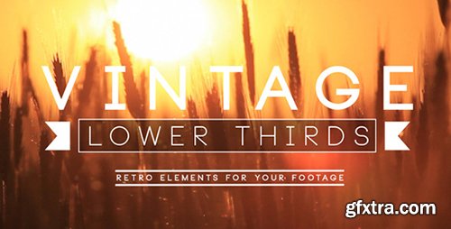 Videohive Vintage Lower Third 3978835