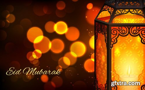 Template Design for Eid Mubarak IV, 25xEPS