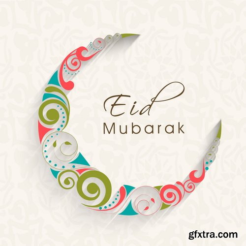 Template Design for Eid Mubarak IV, 25xEPS