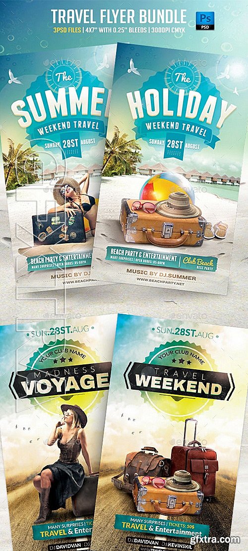 GraphicRiver - Travel Flyer Bundle 11797027