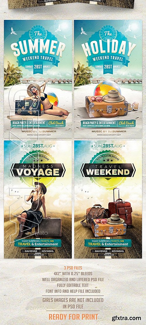 GraphicRiver - Travel Flyer Bundle 11797027