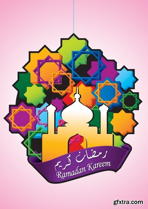 Greeting Cards for Ramadan Kareem III, 25xEPS