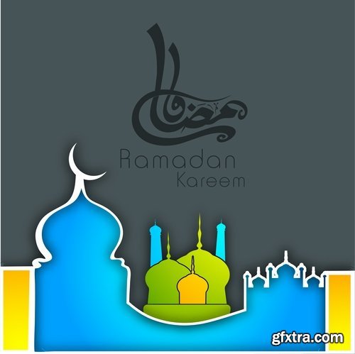 Greeting Cards for Ramadan Kareem III, 25xEPS