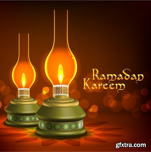 Greeting Cards for Ramadan Kareem III, 25xEPS