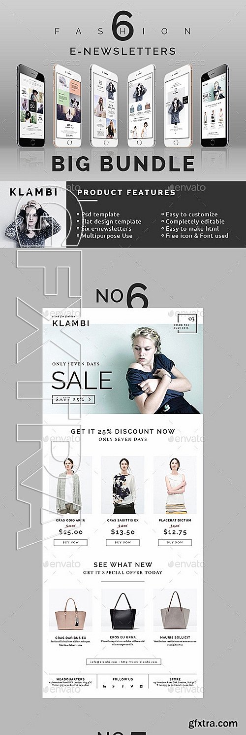 GraphicRiver - Fashion E-Newsletter Bundle 11441946