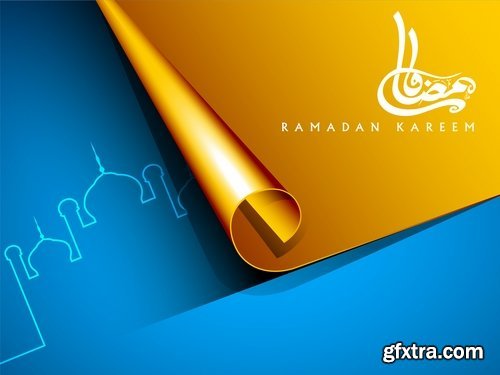 Greeting Cards for Ramadan Kareem III, 25xEPS