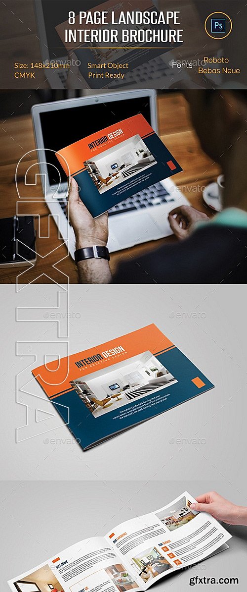 GraphicRiver - 8 Pages Landscape Interior Brochure 11867032