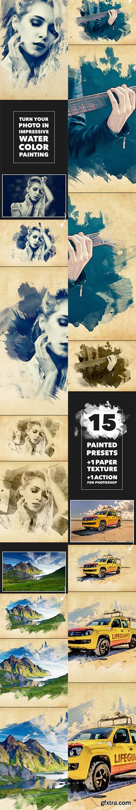 GraphicRiver - Vibrant Watercolor Effect - Photoshop Action 11869640