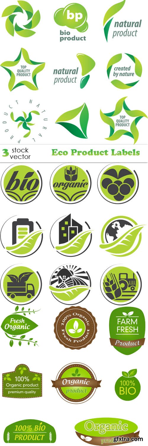 Vectors - Eco Product Labels