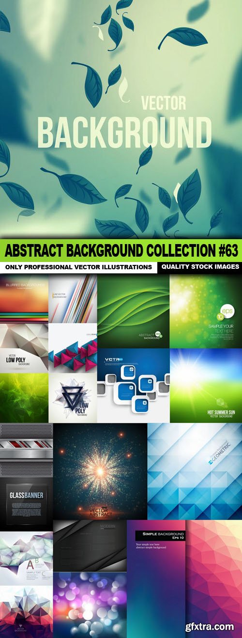 Abstract Background Collection #63 - 20 Vector