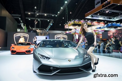 Collection vehicle motor show supercar girl luxury model 25 HQ Jpeg