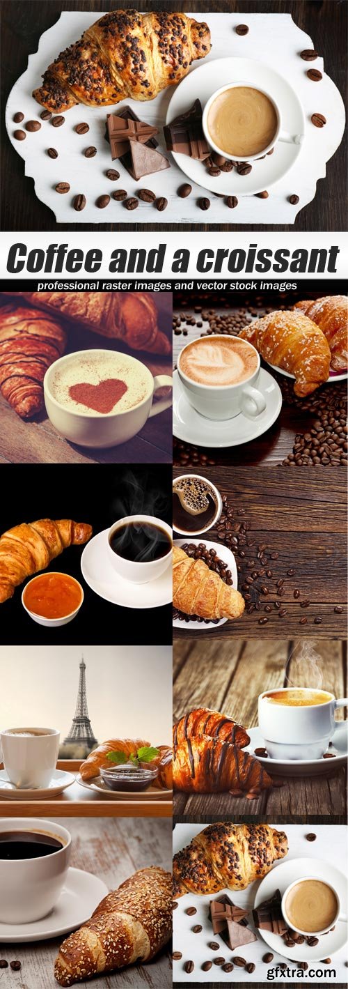 Coffee and a croissant