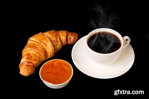 Coffee and a croissant