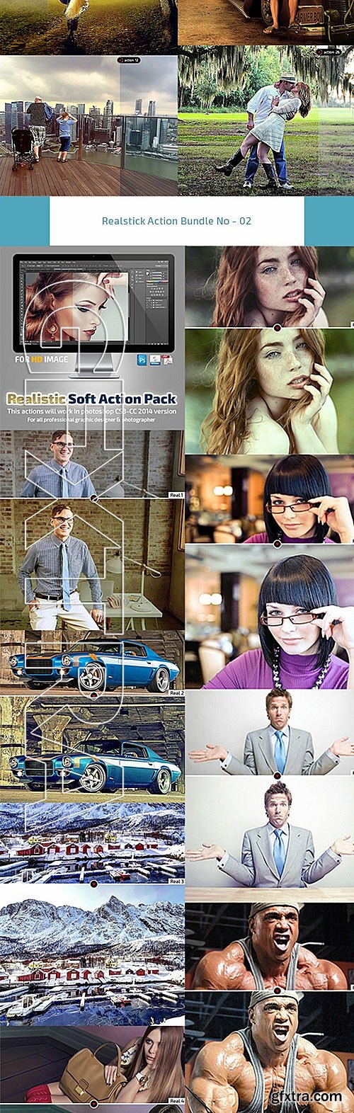 GraphicRiver - Realstick Photoshop Action Bundle 11883057