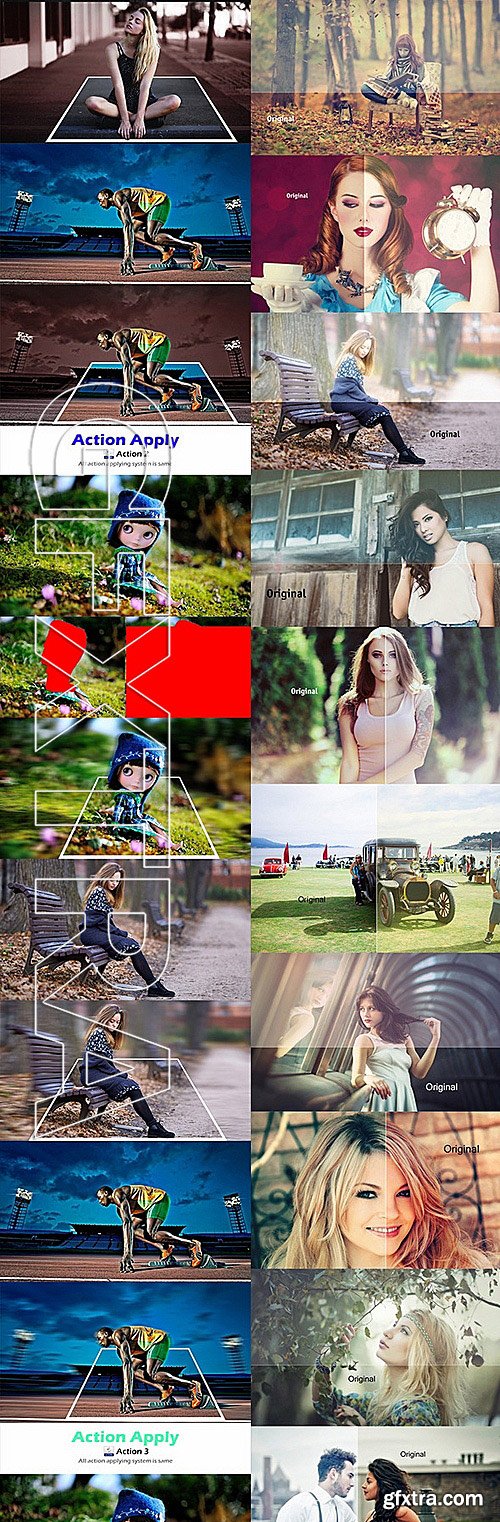 GraphicRiver - Mixed Photoshop Actions Bundle 11883622