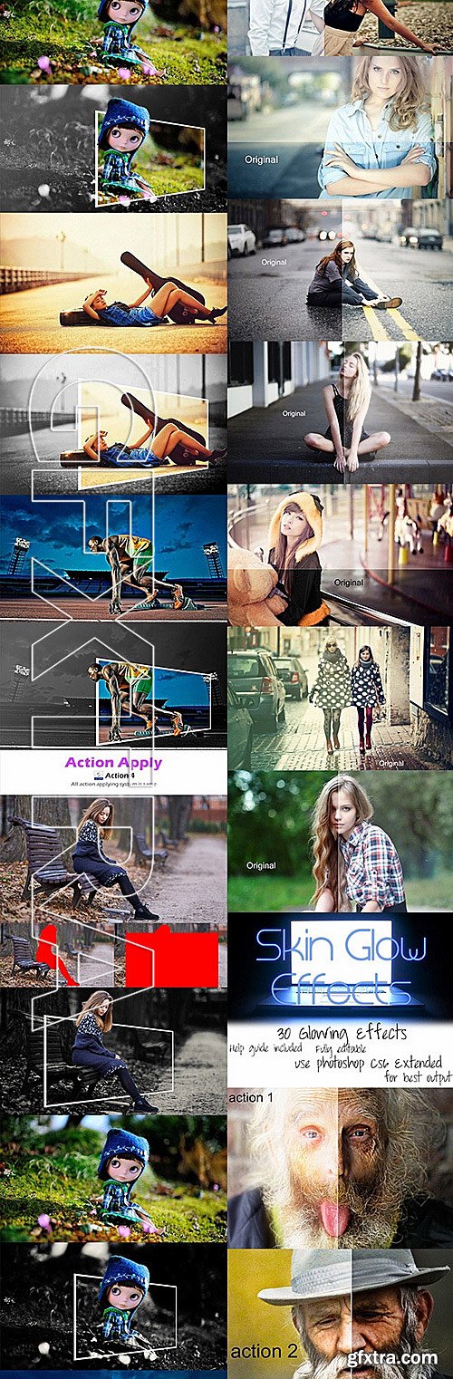 GraphicRiver - Mixed Photoshop Actions Bundle 11883622