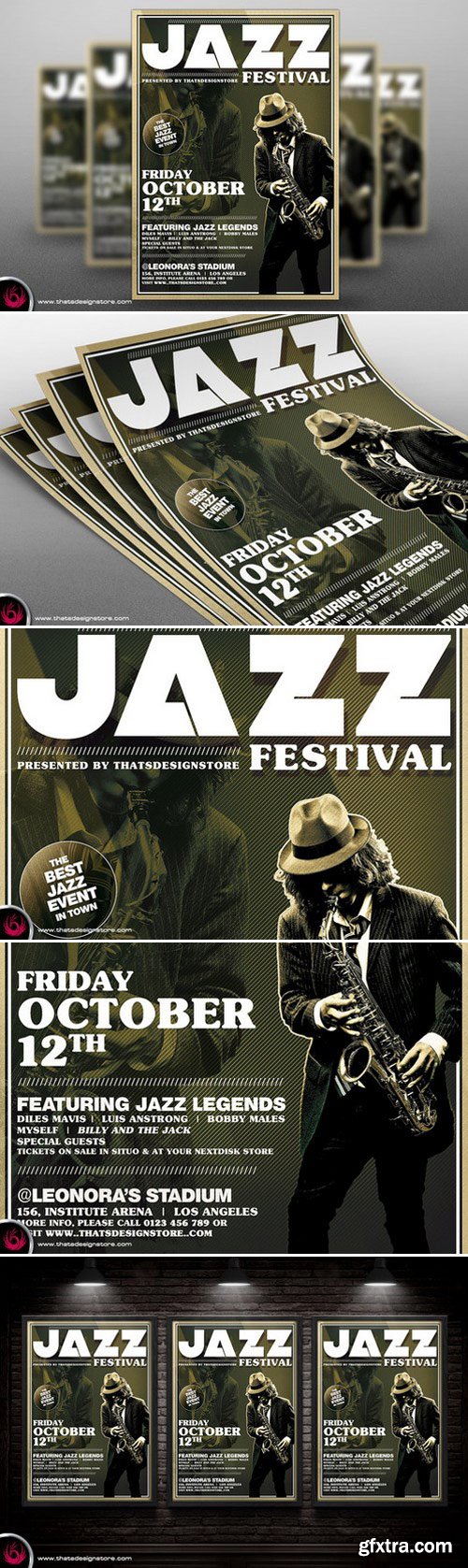 CM298759 - Jazz Festival Flyer Template V3