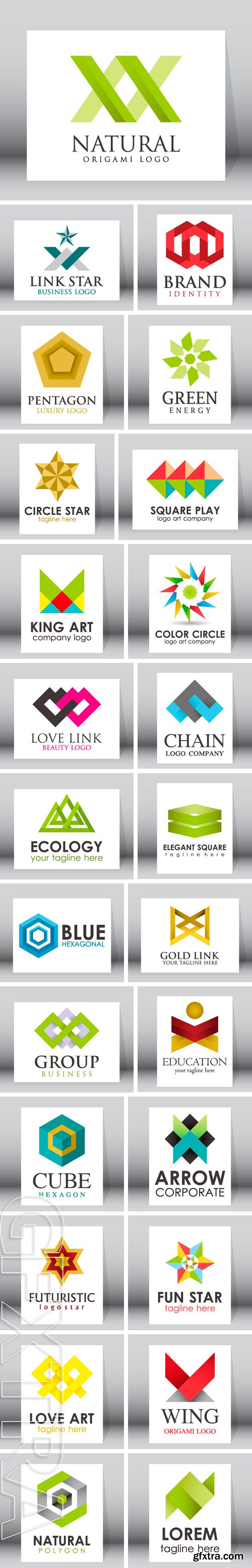 Stock Vectors - Natural logo element or vector design shape icon template abstract for business company identity