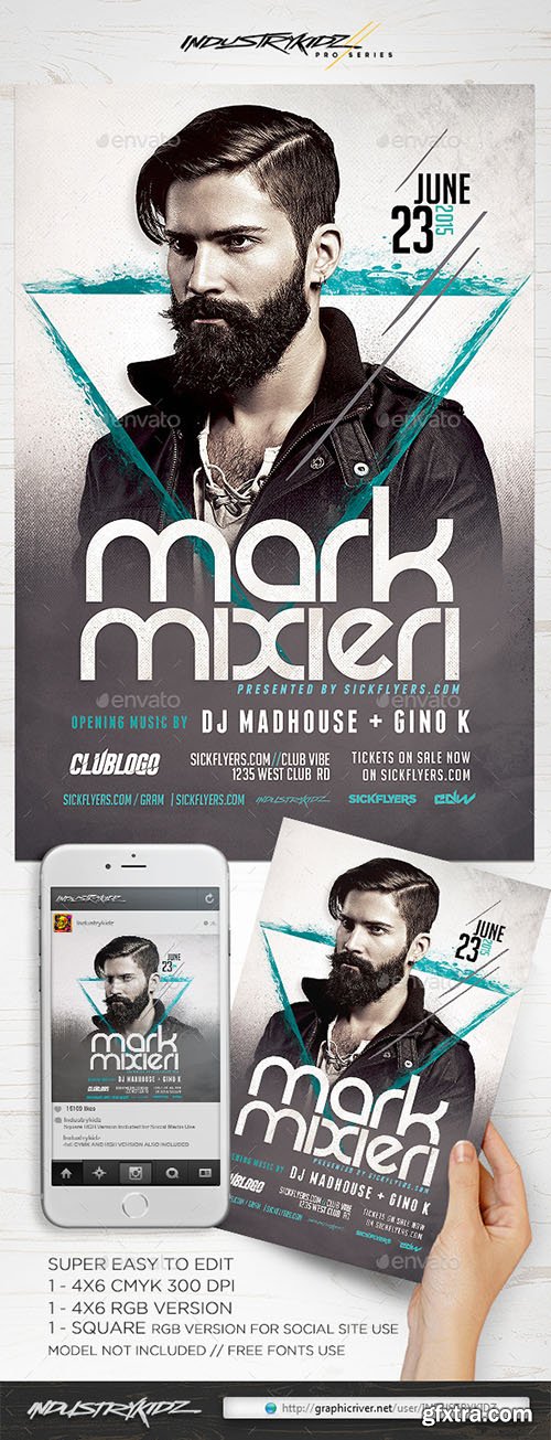  Graphicriver DJ Flyer Template 11572206