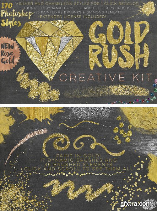 CM 213675 - Gold Rush For Photoshop