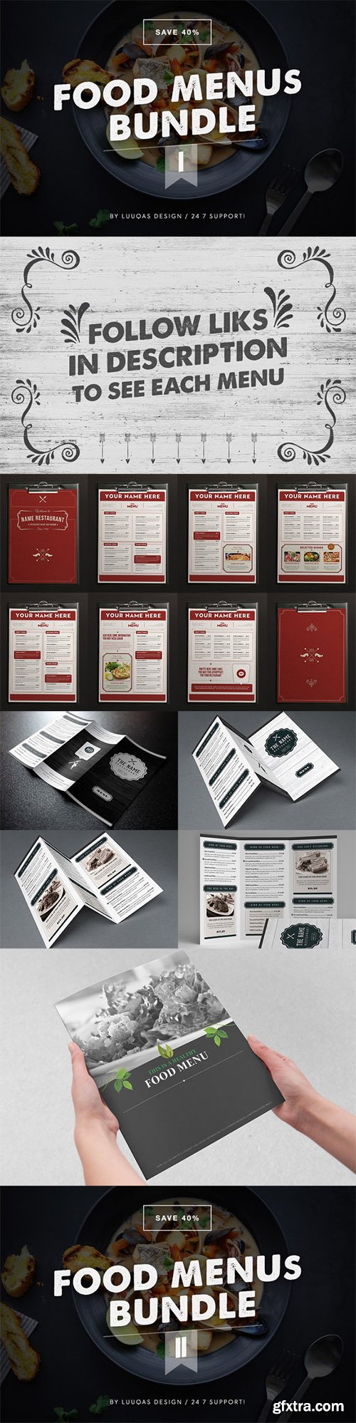 CM Food Menus Bundle 1 and 2 299991 299594