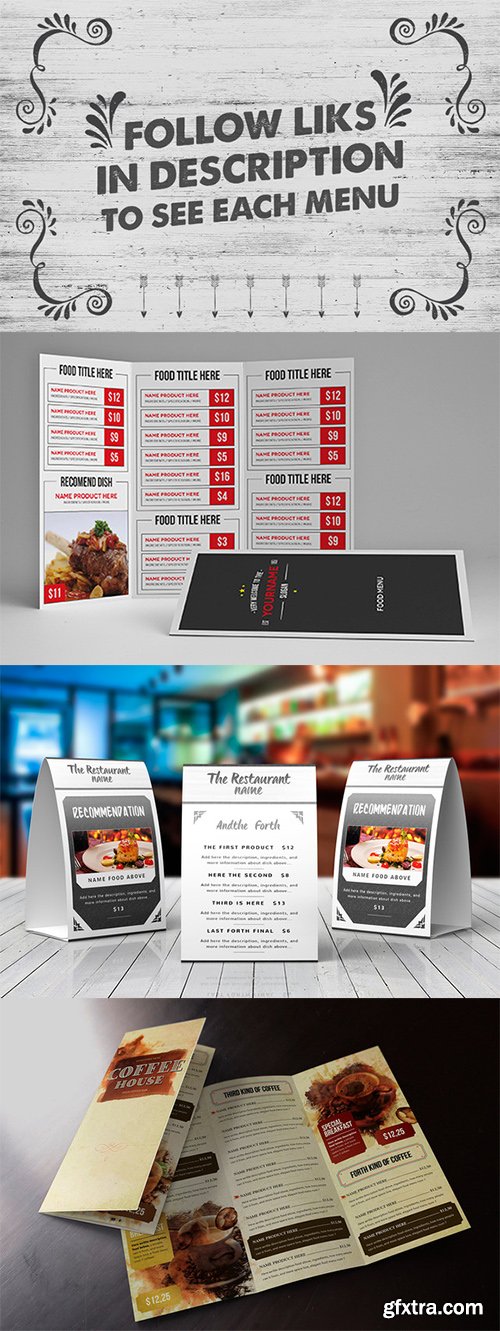 CM Food Menus Bundle 1 and 2 299991 299594