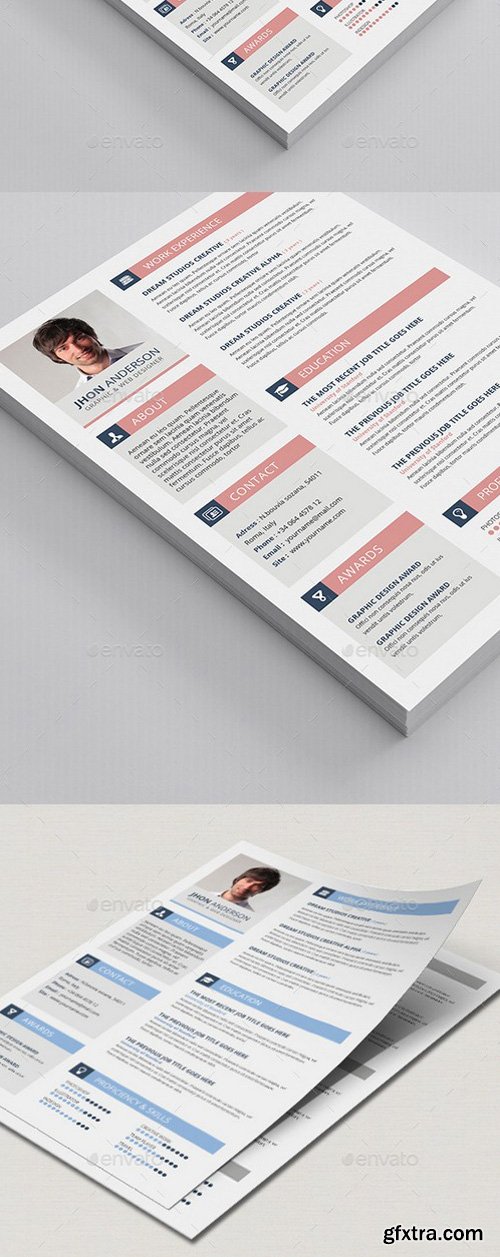 GraphicRiver - 11515457 Resume