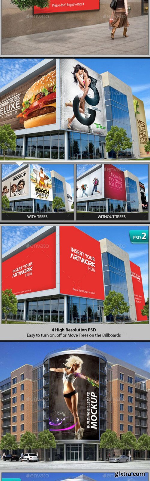 GraphicRiver - 11803144 Billboards On The Buildings Mockup