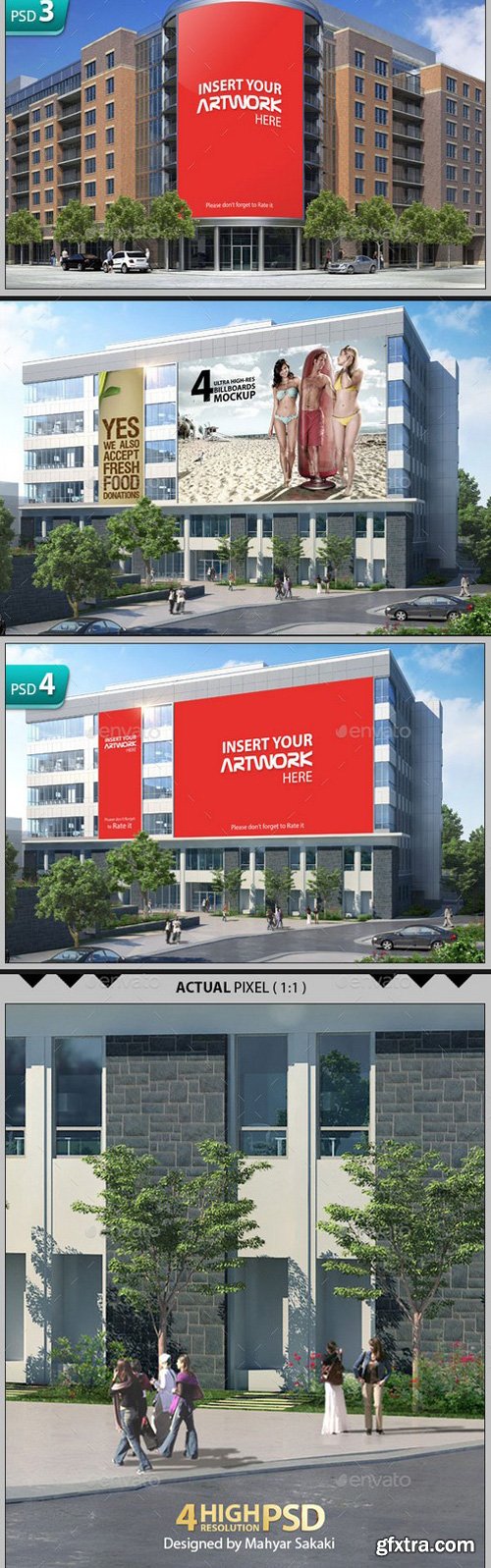 GraphicRiver - 11803144 Billboards On The Buildings Mockup