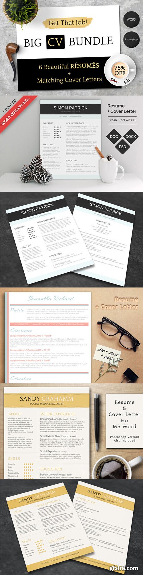 CM Get That Job! Big CV Bundle 301470