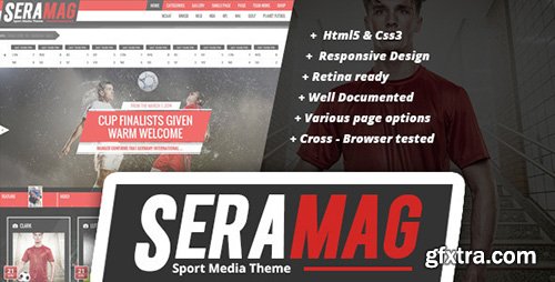ThemeForest - SeraMag v1.0.3 - profesional magazine WordPress theme - 10411869