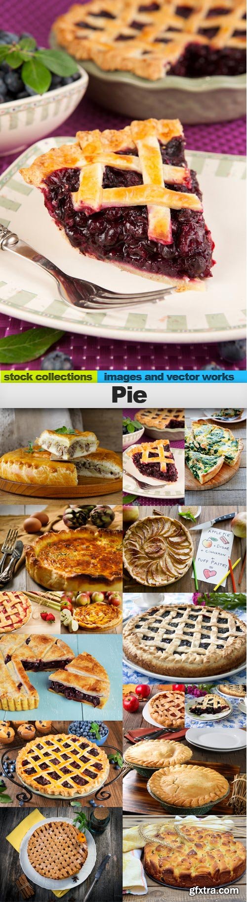 Pie, 15 x UHQ JPEG