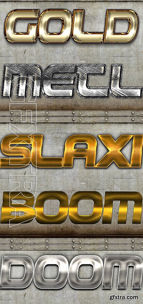 GraphicRiver - Text FX Big Metal Bundle 11798784